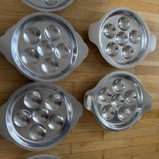 2-teilige Schneckenpfanne Aus Edelstahl – 12 Mulden, Für Takoyaki, Häppchen & Mehr