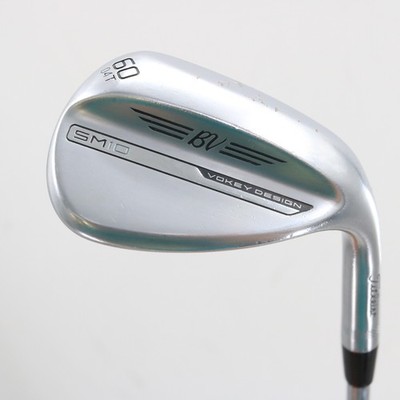 Titleist Vokey SM10 Tour Chrome Lob Wedge 60 Deg 60.04 T-Grind Steel RH S-158803