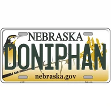 Doniphan Nebraska Metal Sign