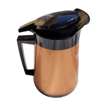 Vintage Thermo Serv Insulated Pitcher Coffee Pot Hot Cold Retro Serving Ware