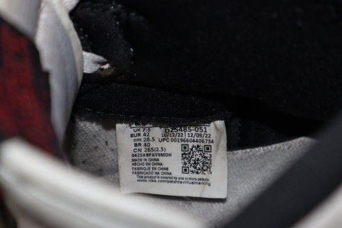 Air Jordan 1 Retro High OG Washed Black Men DZ5485-051 Size 8.5 - Picture 10 of 13