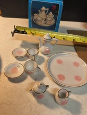Charming Miniature Tea Set in Original box 10 pieces