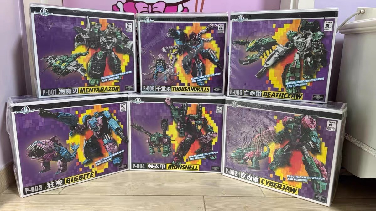TFC Transforming Toys Poseidon P01-P06 Piranacon Action Figure In