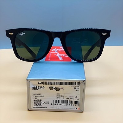 Herren Ray-Ban RB2140 New Wayfarer Grün Classic Sonnenbrille MKD-05
