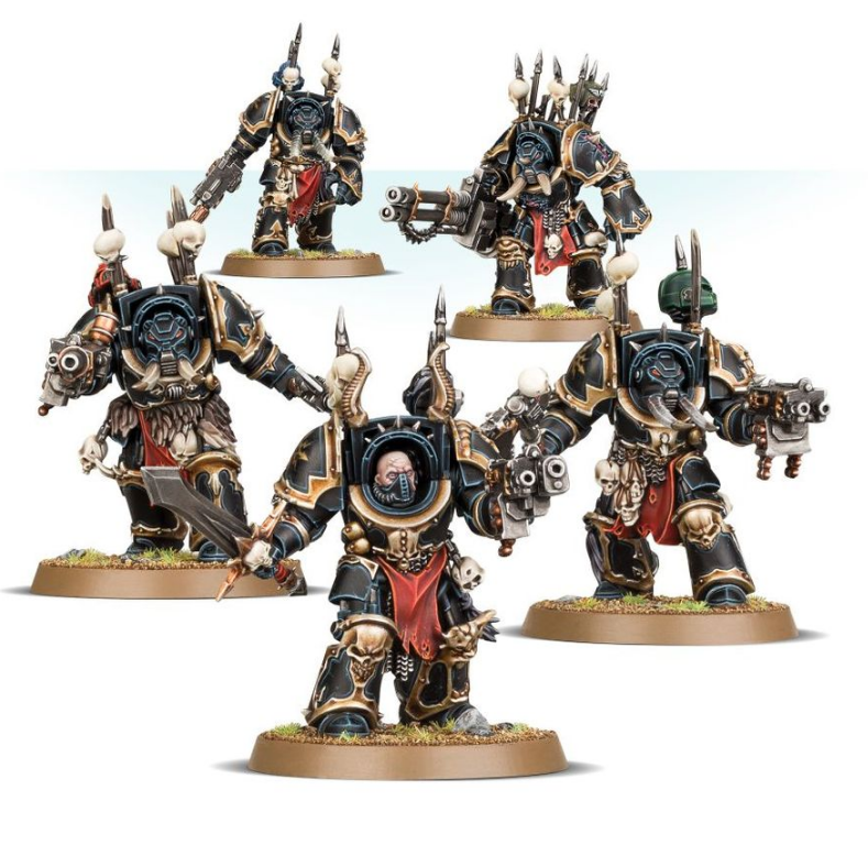 Warhammer 40k Chaos Space Marines Red Corsair Terminatoren / Chaostermoinatoren