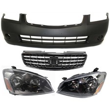 Bumper Cover Headlight Kit For 2005-06 Nissan Altima With Grille Assembly Front Bumper Cover Headlight Kit For 2005-06 Nissan Altima With Grille Assembly Front