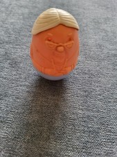 Vintage Airfix Weebles White Hair Grandma Blue Base Wobble Toy Figure 1970s