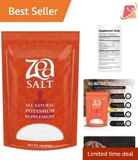 Low Sodium Salt Substitute with Real Salt 16oz Healthy Seasoning for High BP