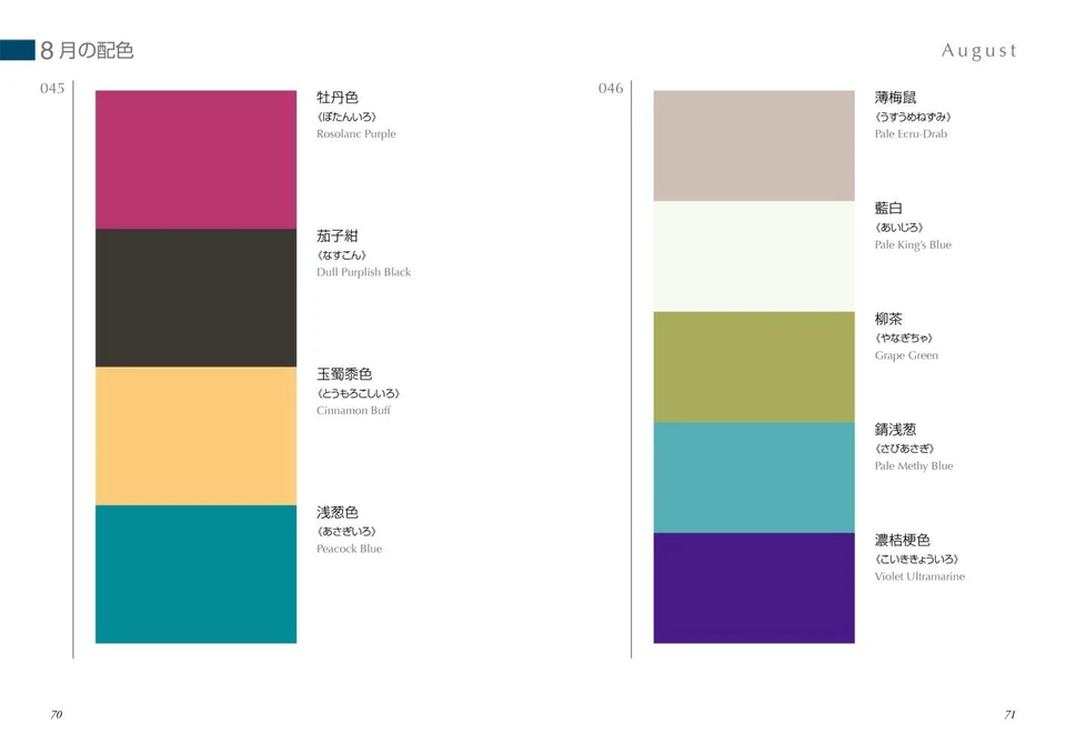 A Dictionary of Color Combinations Vol.2 English and Japanese Edition Japan - Image 3 of 4