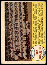 1958 Topps #71 Dodgers Team Very Good Dodgers              ID:167110