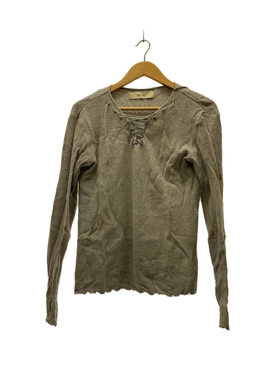 ALTRA T shirt manica lunga SOLOV cotone GRIGIO so 22aw top 02