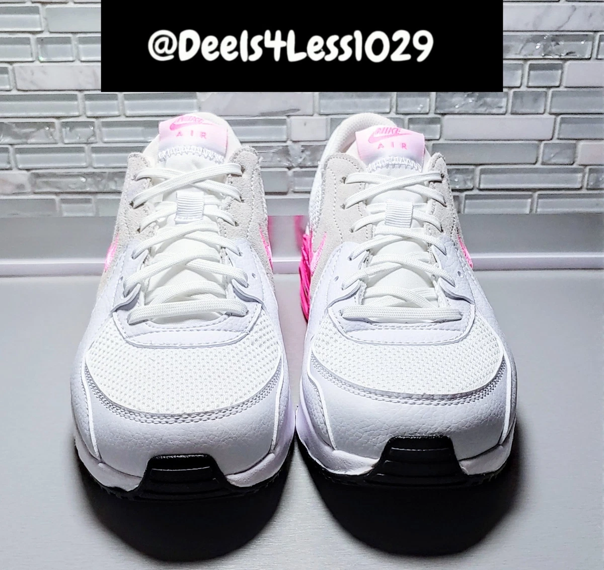 Nike Air Max Excee White Pink W for sale | eBay