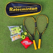No-Wall Squash Tennis Trainer Super Double Set - Latesminton Full Kit