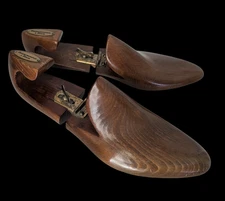 Vintage Abercrombie & Fitch D Mackay New York Adjustable Wooden Shoe Trees