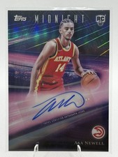 Topps Midnight 2025 Rookie Horizon Signatures Asa Newell RHS-AN Atlanta Hawks 