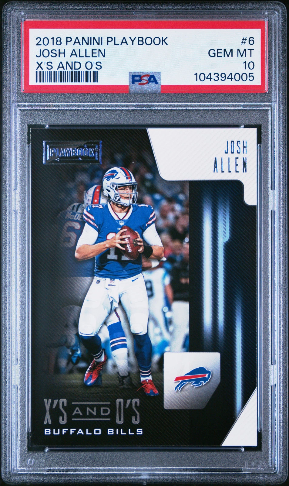 Josh Allen Panini Playbook X's and O's #6 Base