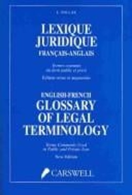 Glossary of Legal Terminology, Terms Commonly Used in Public and