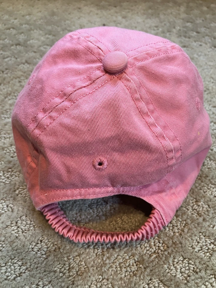 Gorra Life is Good Bebé Niña Correa Ajustable Espalda Bordada Algodón Margarita Foto 3 de 4