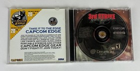 Street Fighter III 3rd Strike Sega Dreamcast 2000 Complete With Reg Card Tested