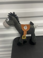 Disney Parks Bullseye Black Race Horse 8" Toy Story Stuffed Animal Toy