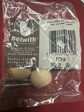 Made in USA !! 1 pair Belwith P179-UW Unfinished Wood Round Knobs 1โ