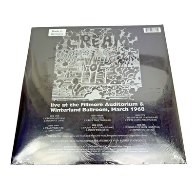 Cream Wheels Of Fire Live 3xLP The Fillmore & RSD 2026 Record