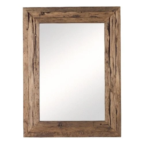 Uttermost Rennick Farmhouse Reclaimed Pine Wood Mirror in Natural Finish - Picture 4 of 6