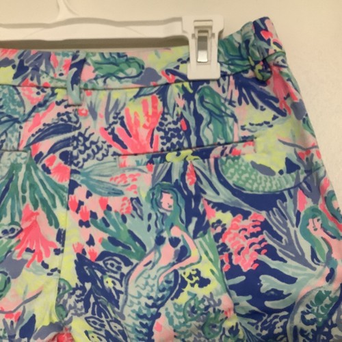 Pantalones Cortos Lilly Pulitzer Callahan Elastizados 5" Mujer 00 Mermaid Cove Preppy - Imagen 14 de 21