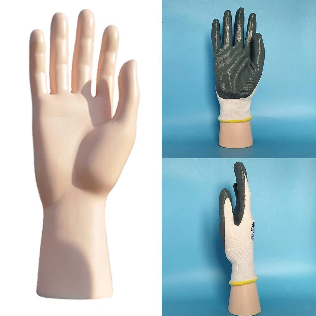 2 Pieces Female Mannequin Hand for Jewelry Bracelet Display SKin Color 