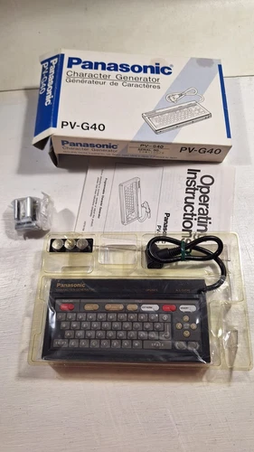 Panasonic PV-G40 Omnivision Character Generator