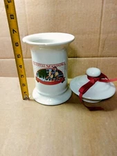 Celestial Seasonings Ceramic Wild Berry Zinger Tea Canister 8” Loose Tea or Bags