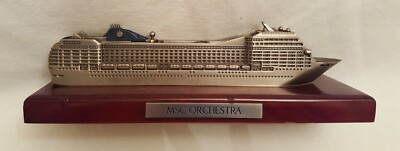 Vintage MSC Orchestra Model Cruise Ship Figure
