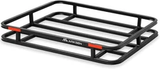 ARKSEN 32 x 26 Inch Bumper Mounted Cargo Rack Carrier 350 Lbs 