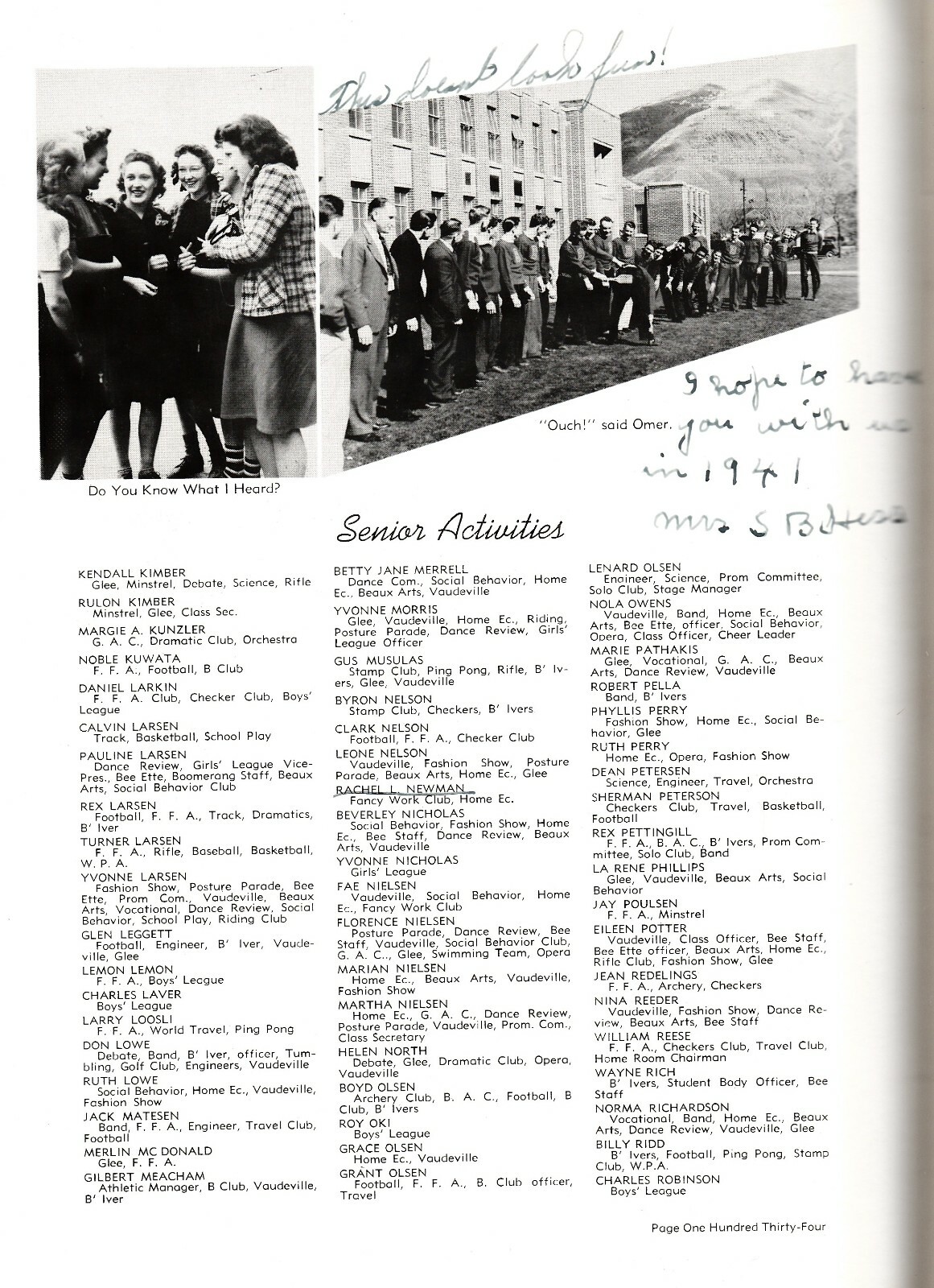 1940 Box Elder High School Yearbook, Boomerang, Brigham City, Utah eBay