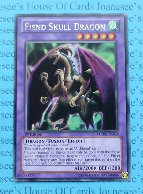 Unhold Schädel Drache LCJW-DE240 Rare Yu-Gi-Oh Karte 1. Auflage Neu