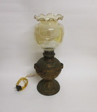 ✅ ANTICA LAMPADA CON PUTTI CHERUBINI EPOCA 900 TABLE LAMP ANTIQUE - 3372