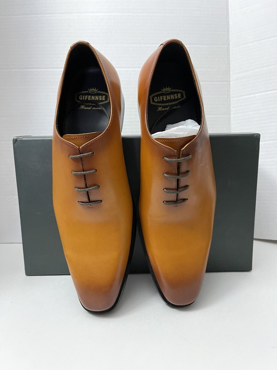 GIFENNSE Oxford Formal Leather Lace Up Dress Shoes Men display picture 1