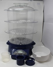 Cook's Essentials Model 97503 3 tier digital steamer with rice bowl no manual
