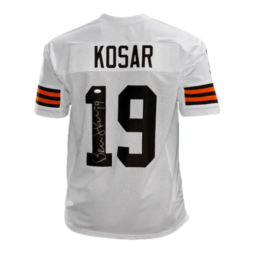 Bernie Kosar Cleveland Browns Signed White Jersey JSA - Picture 1 of 1