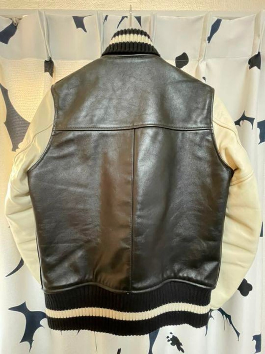 コムデギャルソン　×     VANSON Junya Watanabe Comme des Garcons x Vanson Leather Stadium