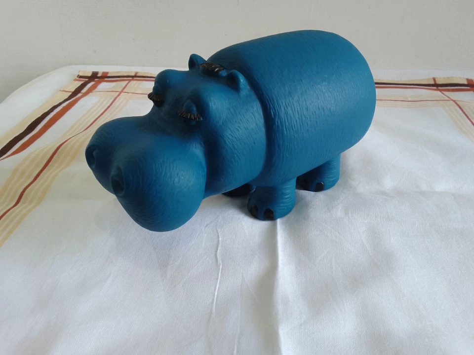 Pippo Ippopotamo Lines Huggies Design Armando Testa 15 cm, vintage - Immagine 3 di 4