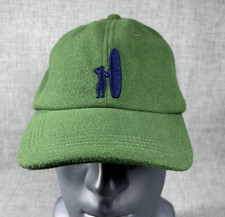 Johnnie-O Hat Mens One Size Adjustable Leather Strap Tropical Green Beach