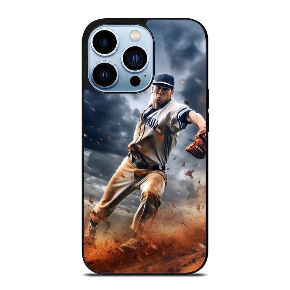 Baseball Pitcher Stadium Non-slip Case For iPhone 11 12 13 14 15 Pro Max - Image 2 of 4