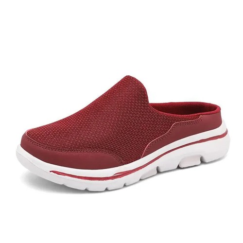 Slip On Mesh Slippers Lightweight Comfortable Half Shoes For Men Women - Picture 13 of 30