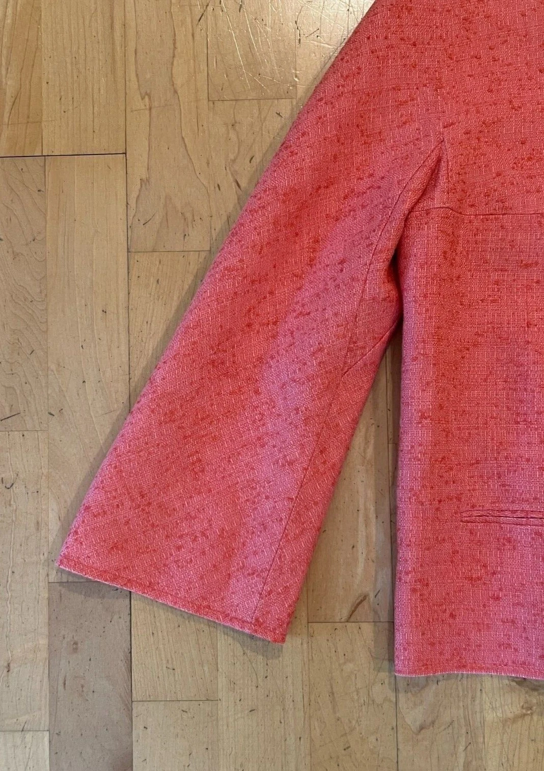 VALENTINO GIACCA ARANCIONE APERTA DAVANTI blazer manica tre quarti donna 12