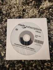 Microsoft MSDN Subscriptions Library Setup Essential Resources Developers DVD