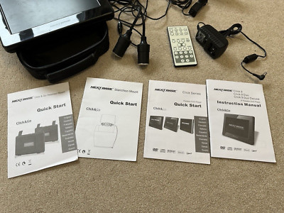 NextBase Click 9 Tragbarer DVD Player & 3 x NextBase Halterungen
