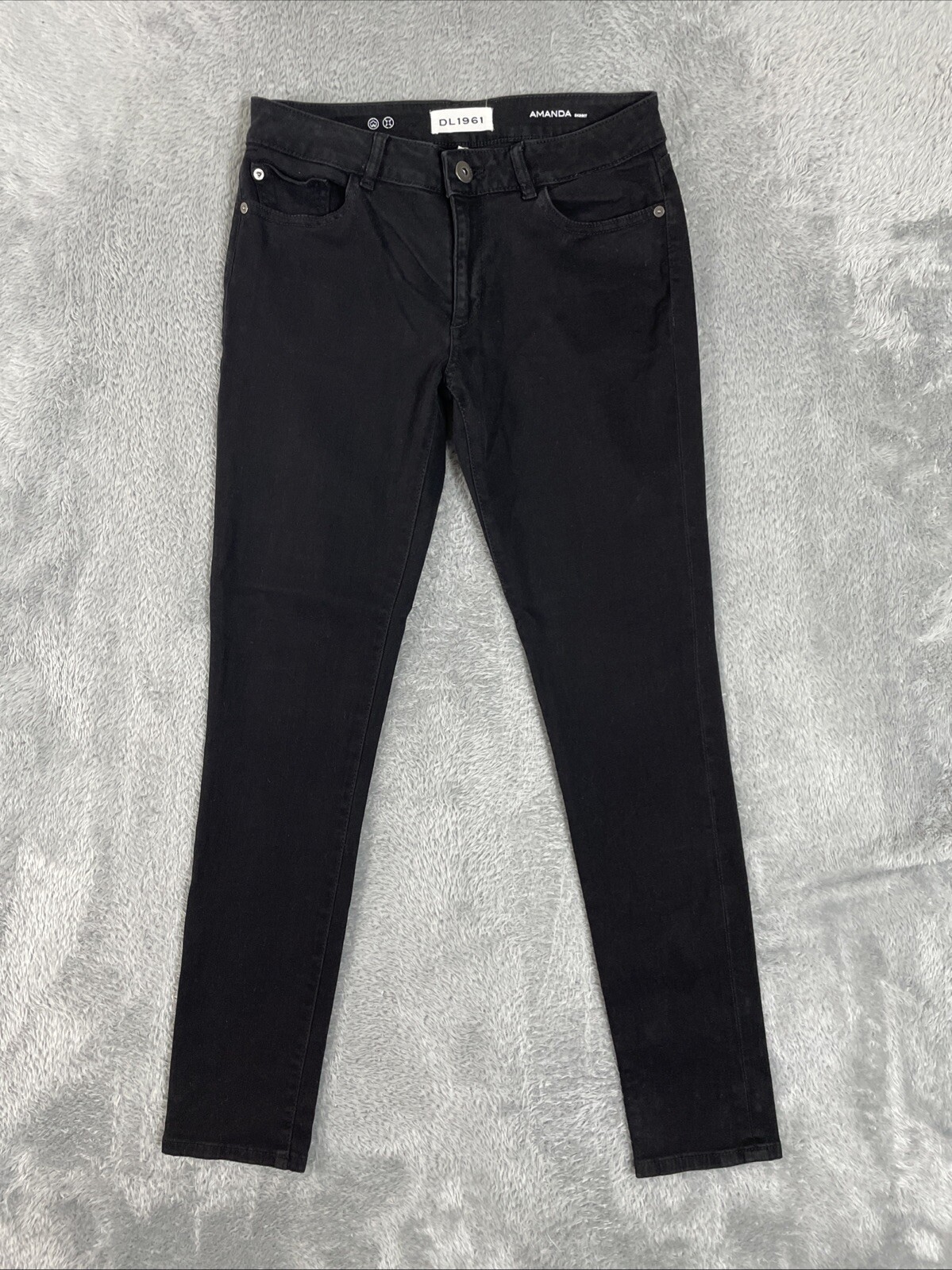 DL1961 Jeans Women's 29 Black Amanda Skinny Stretch Denim Pants ~31