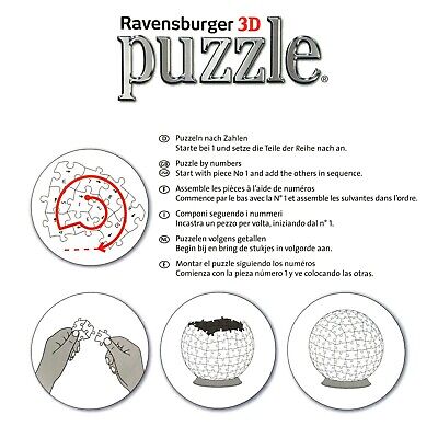 Ravensburger - Puzzle 3D Ball 72 Pièces lumineux - Félins - la