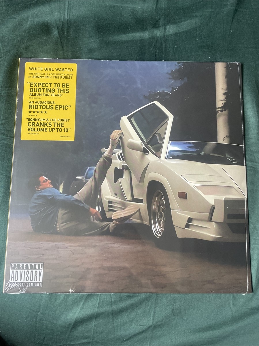 SONNYJIM White Girl Wasted Cover 2, black Vinyl LP Daupe! Limited